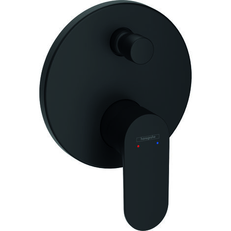 Hansgrohe Rebris S - Unterputz-Badewannenarmatur, schwarz matt 72467670