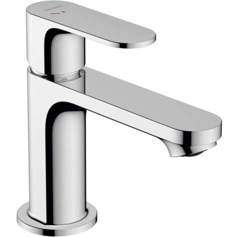 Hansgrohe Rebris S - Waschtischarmatur mit Ablauf, CoolStart, EcoSmart, Chrom 72586000