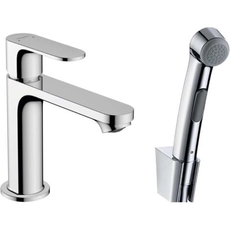 Hansgrohe Rebris S - Waschtischarmatur mit Bidetbrause, Chrom 72215000