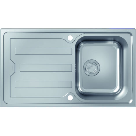 hansgrohe S44 Evier encastré 342, acier inoxydable, avec