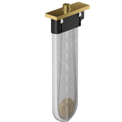 Hansgrohe sBox - Set de finition de baignoire pour douchette à main, sBox, aspect d'or poli 28010990