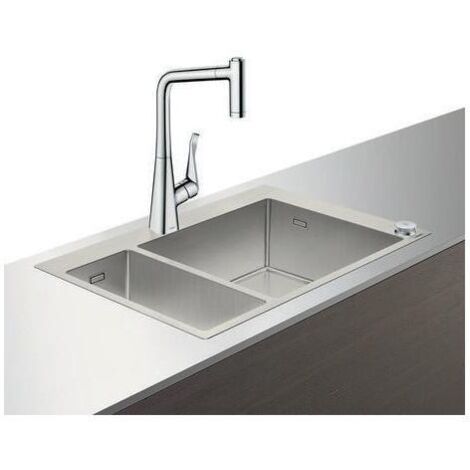 hansgrohe Select Spülencombi 180 x 450 chrom C71-F655-04