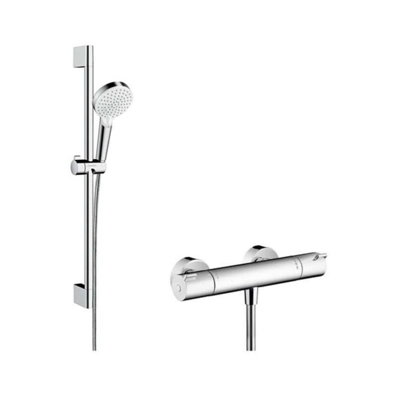 Set de douche thermostatique Crometta Vario Ecostat 27812400 - Hansgrohe