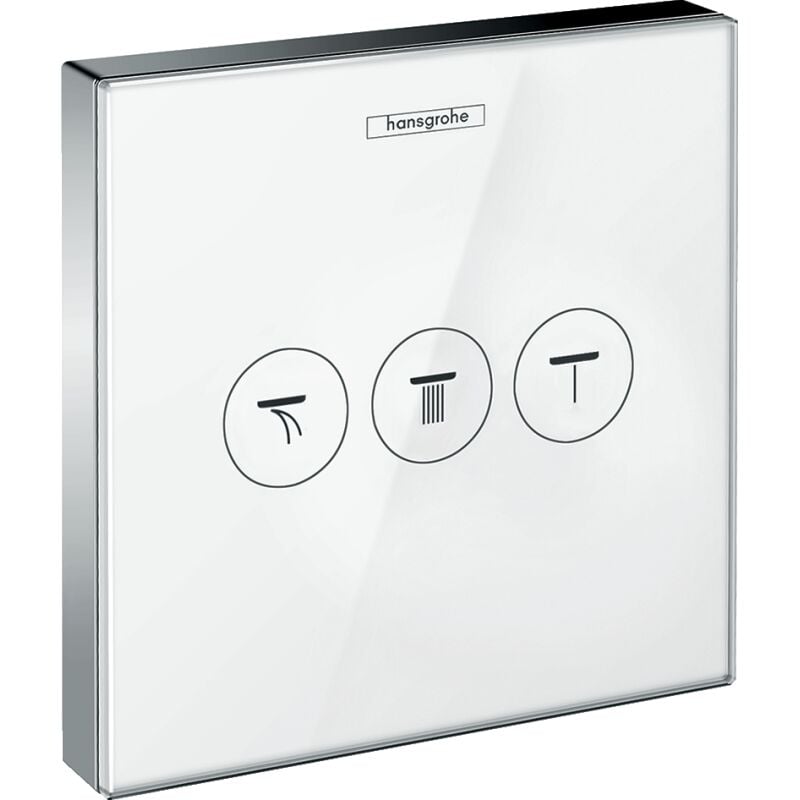Hansgrohe - Shower Select - Robinet encastré pour 3 sorties, blanc/chrome 15736400