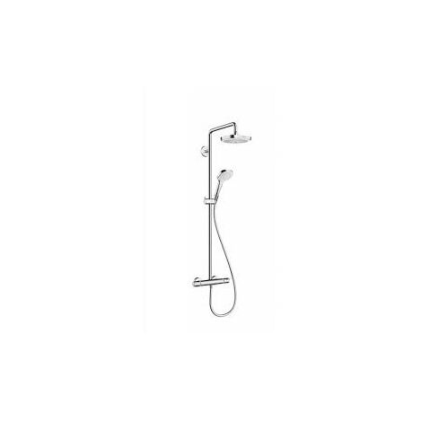 Hansgrohe Showerpipe Croma Select E 180 2jet, blanc/chromé (27256400)