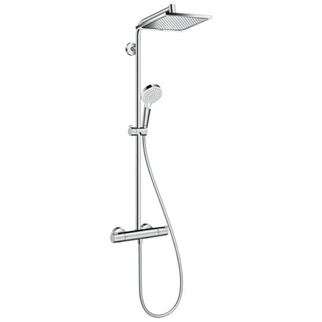 Hansgrohe Showerpipe Crometta E 240, set doccia 1 getto, cromato 27271000