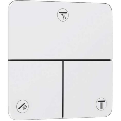 Hansgrohe ShowerSelect Comfort - Deviatore ad incasso per 3 utenze, bianco opaco 15587700