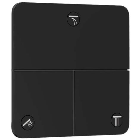 Hansgrohe ShowerSelect Comfort - Deviatore ad incasso per 3 utenze, nero opaco 15587670