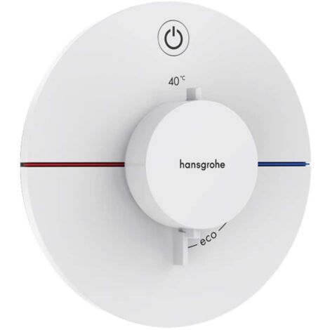 Hansgrohe ShowerSelect Comfort - Grifo termostático empotrado, blanco mate 15553700