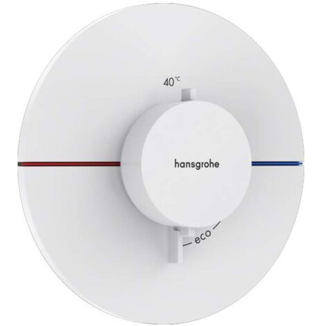 Hansgrohe ShowerSelect Comfort - Grifo termostático empotrado, blanco mate 15559700
