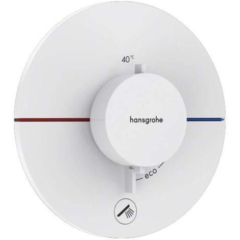 Hansgrohe ShowerSelect Comfort - Grifo termostático empotrado, blanco mate 15562700