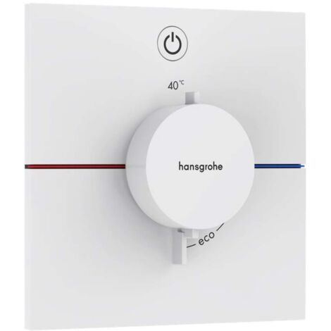 Hansgrohe ShowerSelect Comfort - Grifo termostático empotrado, blanco mate 15571700