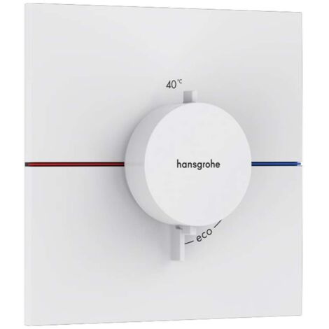 Hansgrohe ShowerSelect Comfort - Grifo termostático empotrado, blanco mate 15574700