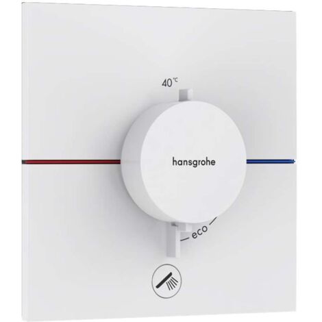 Hansgrohe ShowerSelect Comfort - Grifo termostático empotrado, blanco mate 15575700