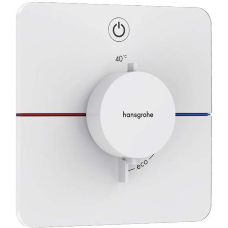 Hansgrohe ShowerSelect Comfort - Grifo termostático empotrado, blanco mate 15581700