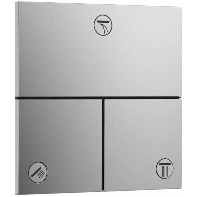 Hansgrohe ShowerSelect Comfort - Inverseur encastré, 3 sorties, chrome 15573000
