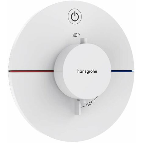 Hansgrohe ShowerSelect Comfort - Miscelatore termostatico ad incasso, bianco opaco 15553700