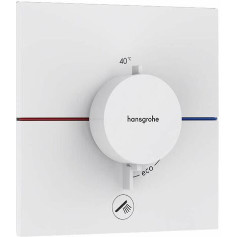 Hansgrohe ShowerSelect Comfort - Miscelatore termostatico ad incasso, bianco opaco 15575700