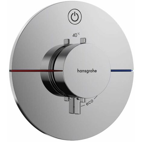 Hansgrohe ShowerSelect Comfort - Miscelatore termostatico ad incasso, cromo 15553000