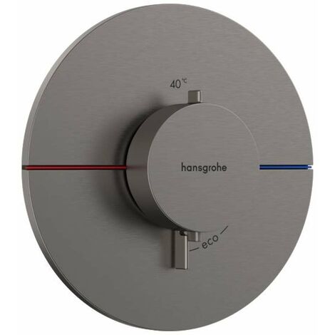 Hansgrohe ShowerSelect Comfort - Miscelatore termostatico ad incasso, cromo nero spazzolato 15559340