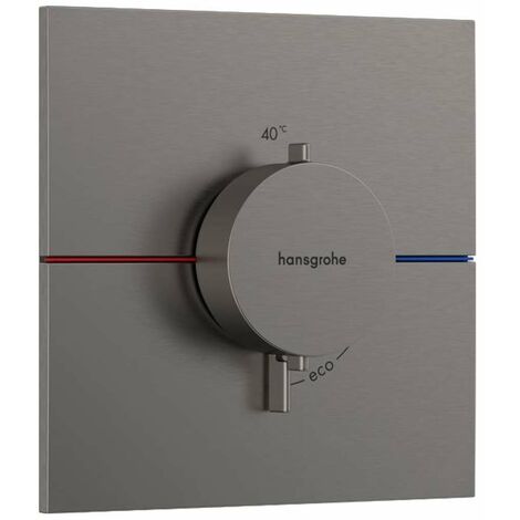 Hansgrohe ShowerSelect Comfort - Miscelatore termostatico ad incasso, cromo nero spazzolato 15574340