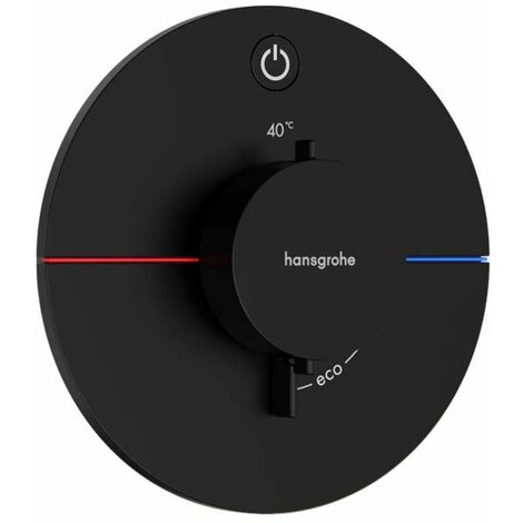 Hansgrohe ShowerSelect Comfort - Miscelatore termostatico ad incasso, nero opaco 15553670