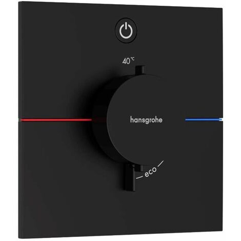 Hansgrohe ShowerSelect Comfort - Miscelatore termostatico ad incasso, nero opaco 15571670