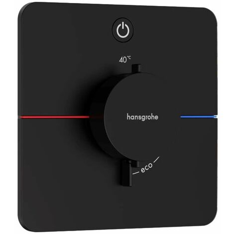 Hansgrohe ShowerSelect Comfort - Miscelatore termostatico ad incasso, nero opaco 15581670