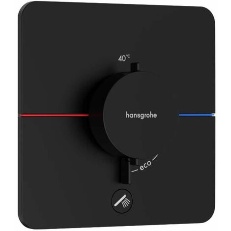 Hansgrohe ShowerSelect Comfort - Miscelatore termostatico ad incasso, nero opaco 15589670