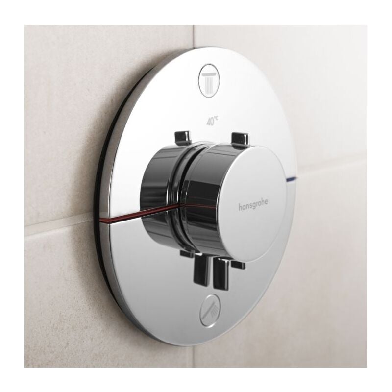 Hansgrohe - ShowerSelect Comfort s thermostat, encastré, 2