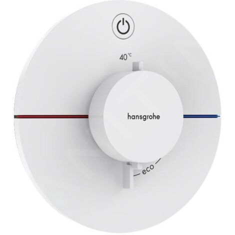 Hansgrohe ShowerSelect Comfort - Mitigeur thermostatique encastré, blanc mat 15553700