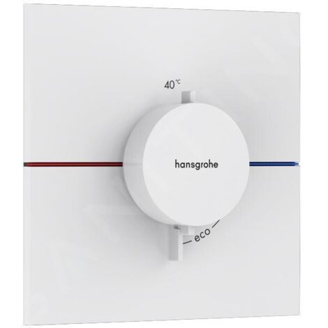 Hansgrohe ShowerSelect Comfort - Mitigeur thermostatique encastré, blanc mat 15574700