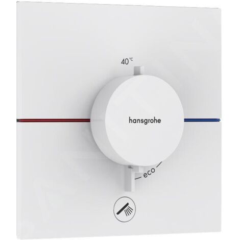 Hansgrohe ShowerSelect Comfort - Mitigeur thermostatique encastré, blanc mat 15575700