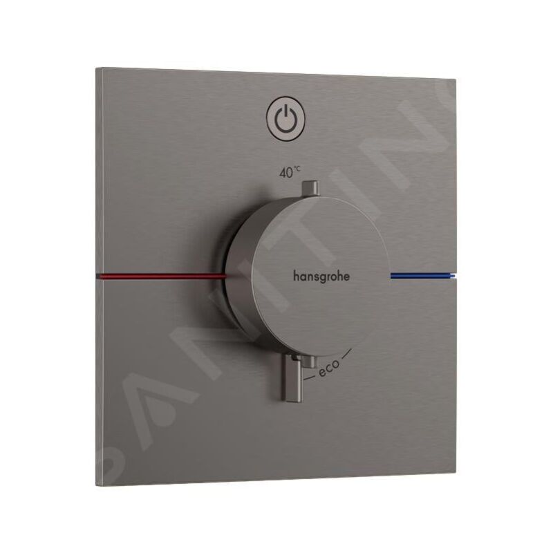 Hansgrohe - ShowerSelect Comfort - Mitigeur thermostatique encastré, chrome noir brossé 15571340