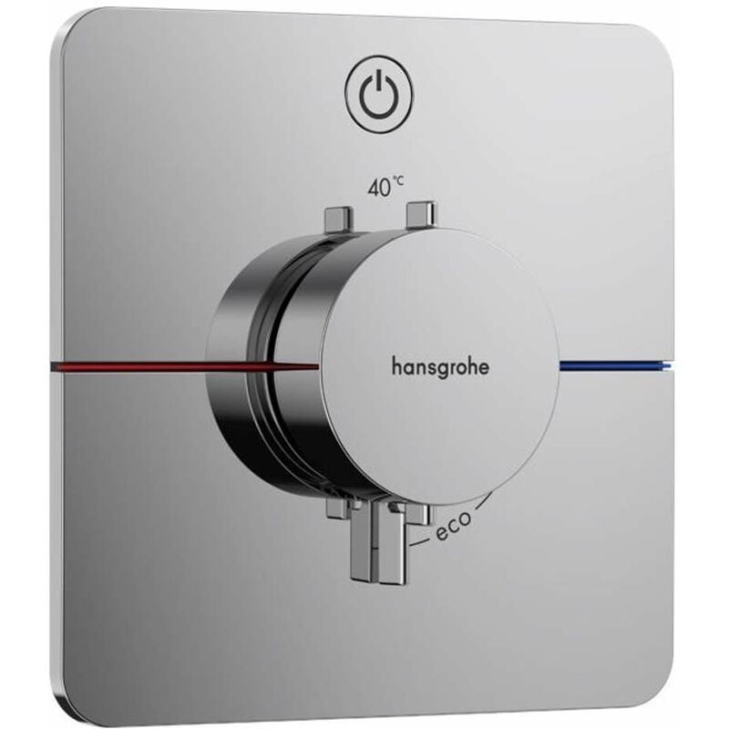 Hansgrohe ShowerSelect Comfort - Mitigeur thermostatique encastré, chrome 15581000