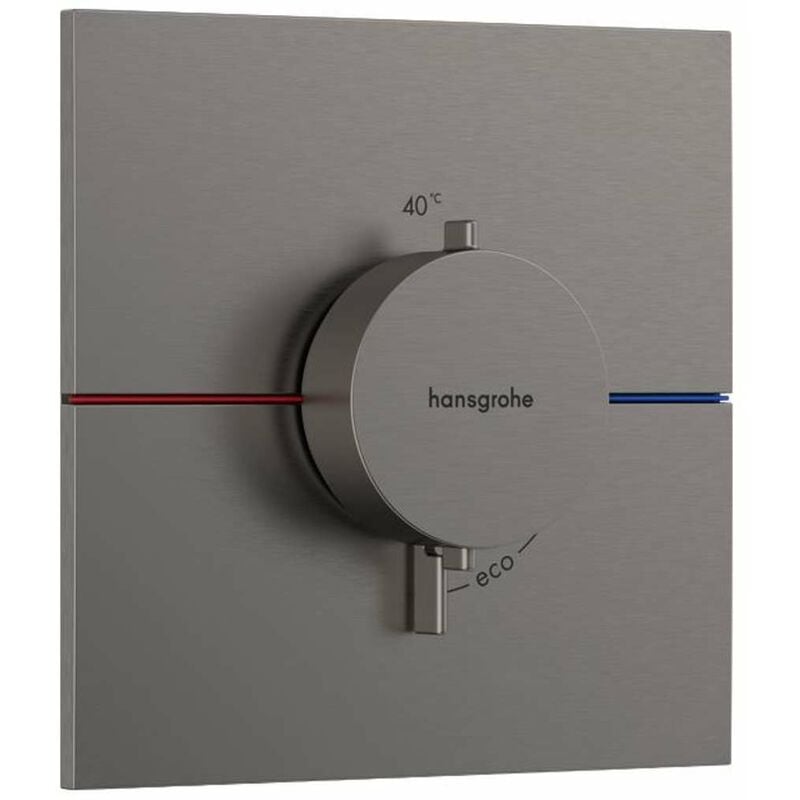 Hansgrohe - ShowerSelect Comfort - Mitigeur thermostatique encastré, chrome noir brossé 15574340