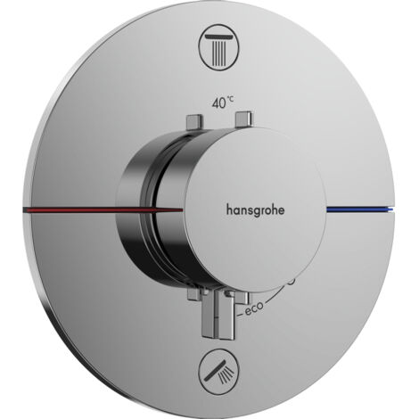 hansgrohe ShowerSelect Comfort S thermostat, encastré, 2