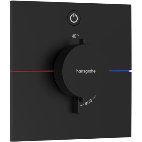Hansgrohe ShowerSelect Comfort - Unterputz-Thermostatarmatur, schwarz matt 15571670