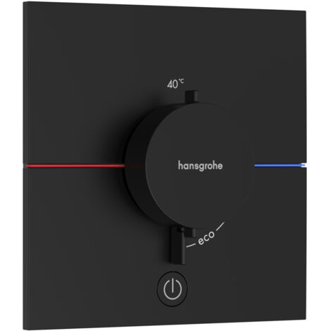 Hansgrohe ShowerSelect Comfort - Unterputz-Thermostatarmatur, schwarz matt 15575670