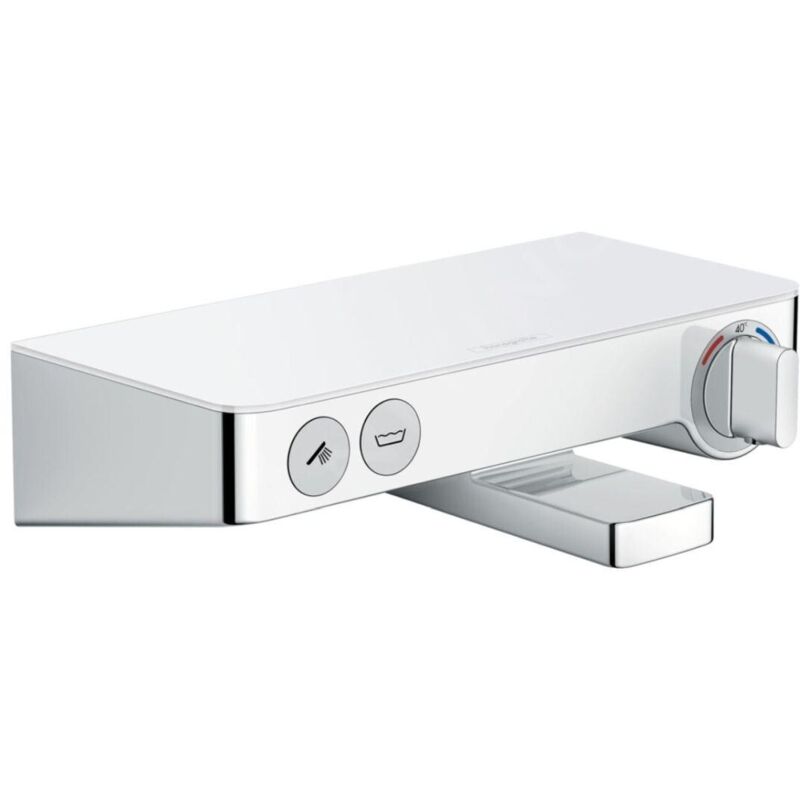 Hansgrohe - ShowerTablet Select - Mitigeur thermostatique de baignoire 300, blanc/chrome 13151400