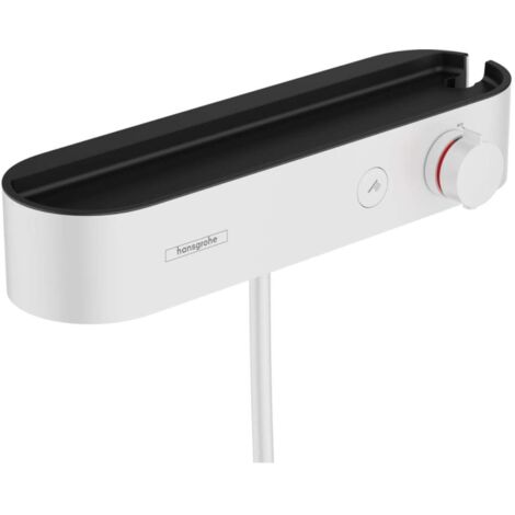 Hansgrohe ShowerTablet Select - Grifo termostático de ducha, blanco mate 24360700