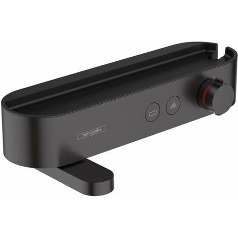 Hansgrohe ShowerTablet Select - Miscelatore termostatico per vasca da bagno, nero opaco 24340670