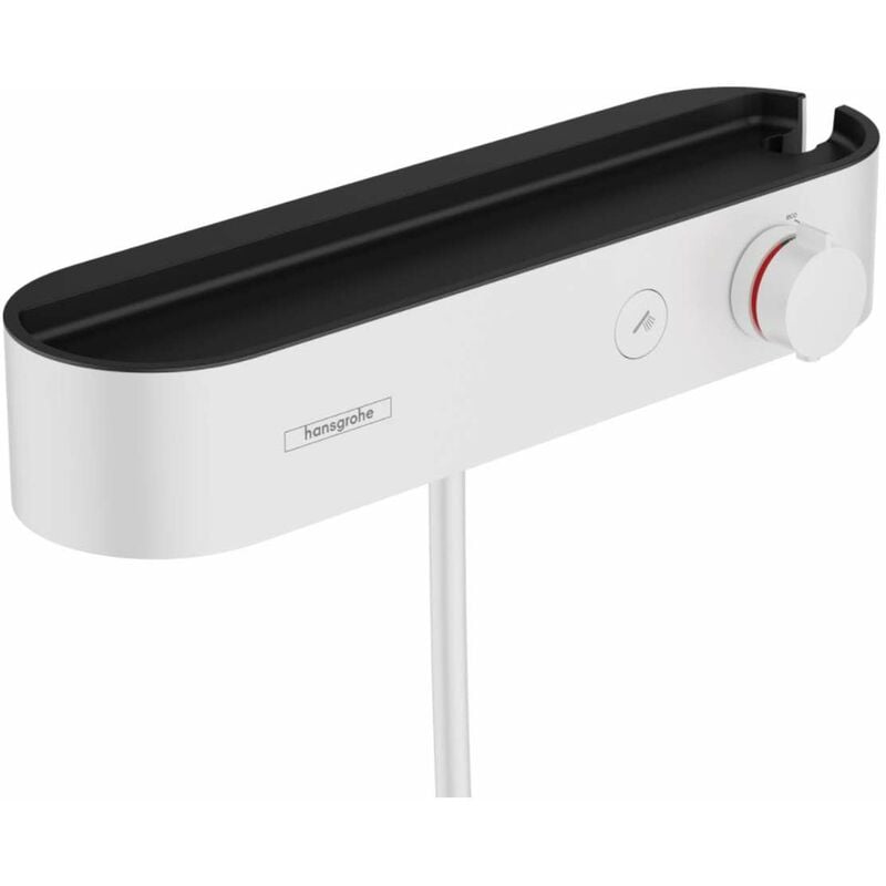 Hansgrohe - ShowerTablet Select - Mitigeur de douche thermostatique, blanc mat 24360700