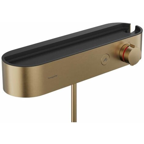 Hansgrohe ShowerTablet Select - Mitigeur thermostatique de douche, bronze brossé 24360140