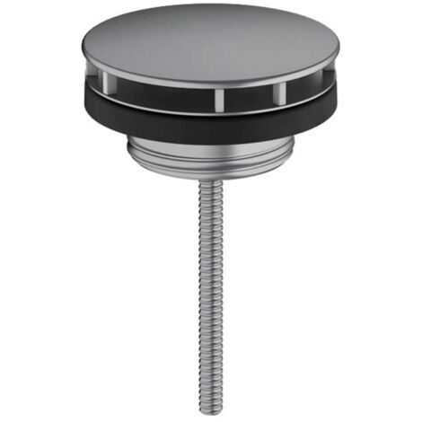 Hansgrohe Sistemi di scarico - Piletta di scarico non chiudibile, cromo nero spazzolato 50001340