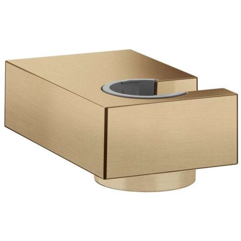 Hansgrohe – Support mural pour douchette universel E – Métallique – Pour flexibles avec écrou conique – 28387140