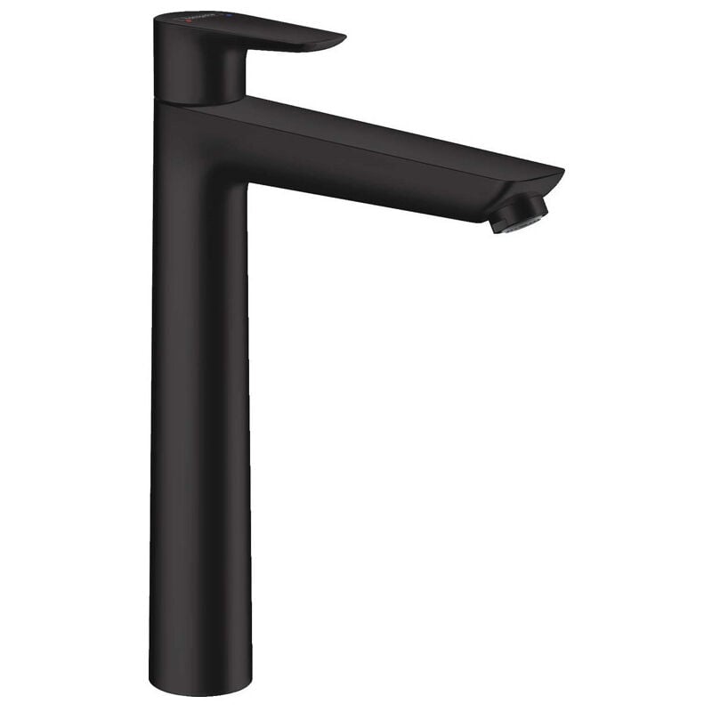 Hansgrohe - Talis e 240 Mitigeur de lavabo noir mat, avec tirette et vidage (71716670)