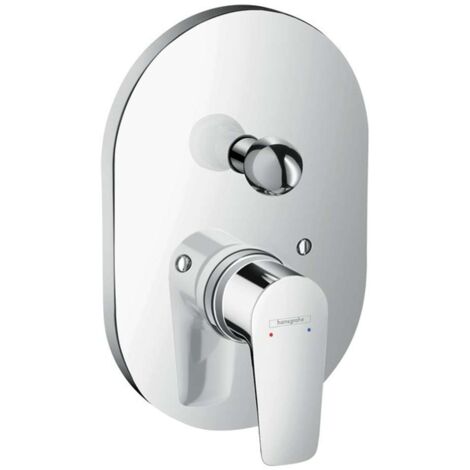 Hansgrohe Talis E - Grifo de bañera de palanca empotrado, cromo 71746000
