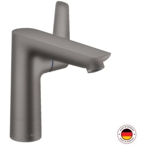 Hansgrohe Talis E - Grifo de lavabo con desagüe, cromo negro cepillado 71754340