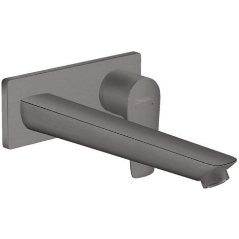 Hansgrohe Talis E - Grifo de lavabo empotrado, cromo negro cepillado 71734340